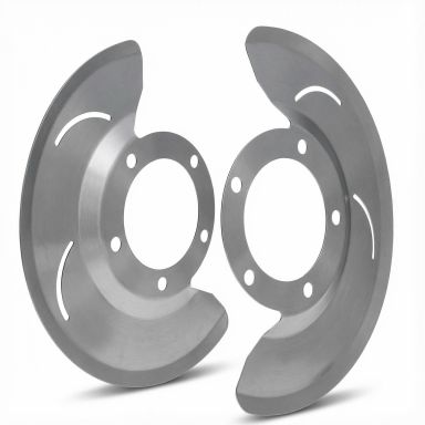 Mud Shields | Stock Disc Brakes, PAIR | 76-79 Ford Bronco & F150